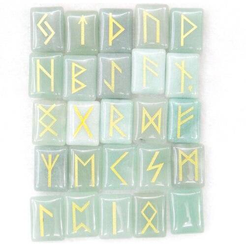 pierre viking runes aventurine