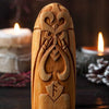 Wikinger-Statuette aus Holz - Loki