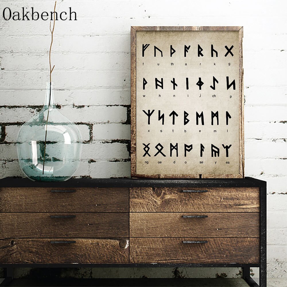 tableau runes anciennes