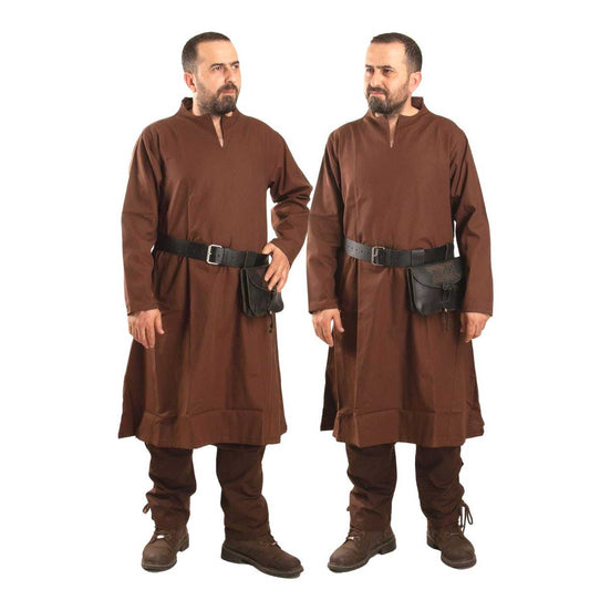 Tunique Viking Coton Brun