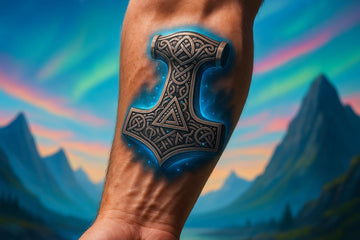 Tatouage Marteau de Thor