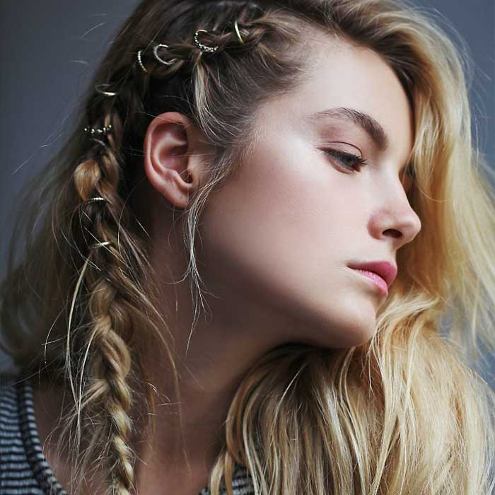 Woman Viking Hairstyle