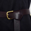 Ceinture Viking Cuir Noir