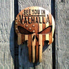 Valhalla American Skull Wikinger Wandkunst