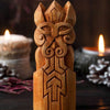 Wooden Viking statuette - Tire