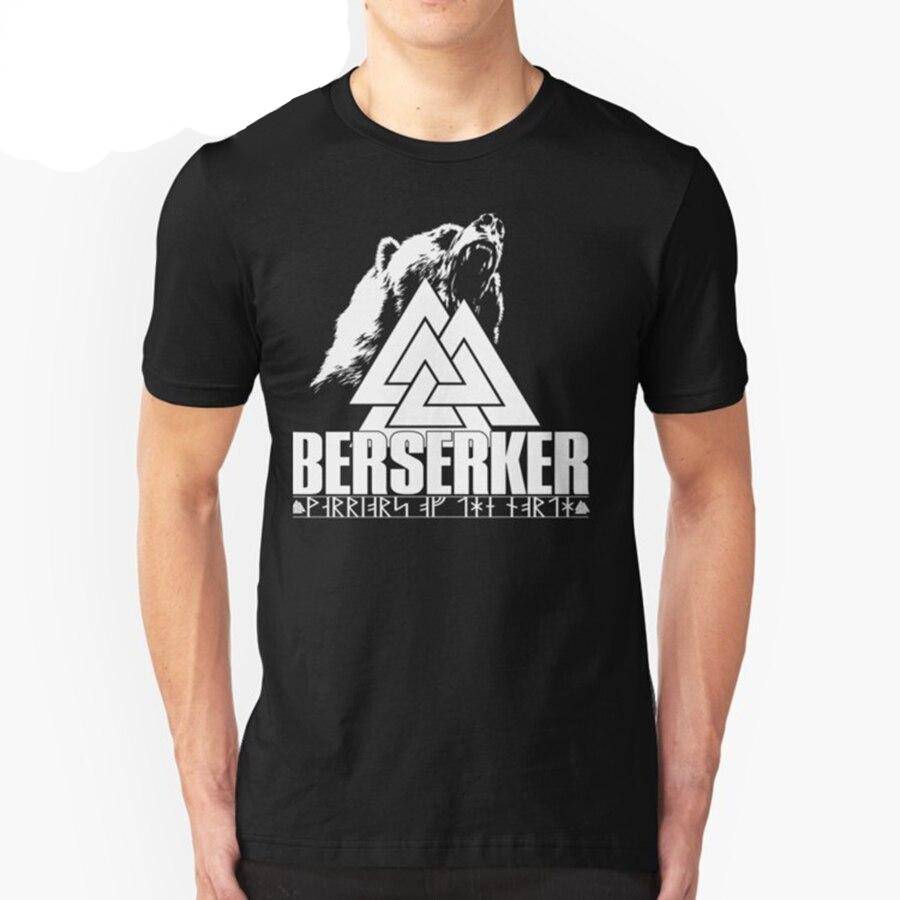 T-shirt viking berserk d'odin porté