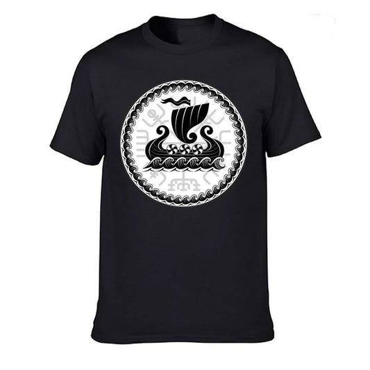 T-shirt viking drakkar