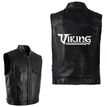 Veste Viking en cuir Skateur