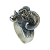 Bague Viking Bouc de Thor