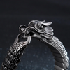 Viking bracelet Jormungand snake biting its own tail