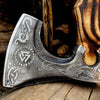 Damascus Steel Viking Ax