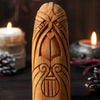 Statuette Viking en bois - Bragi