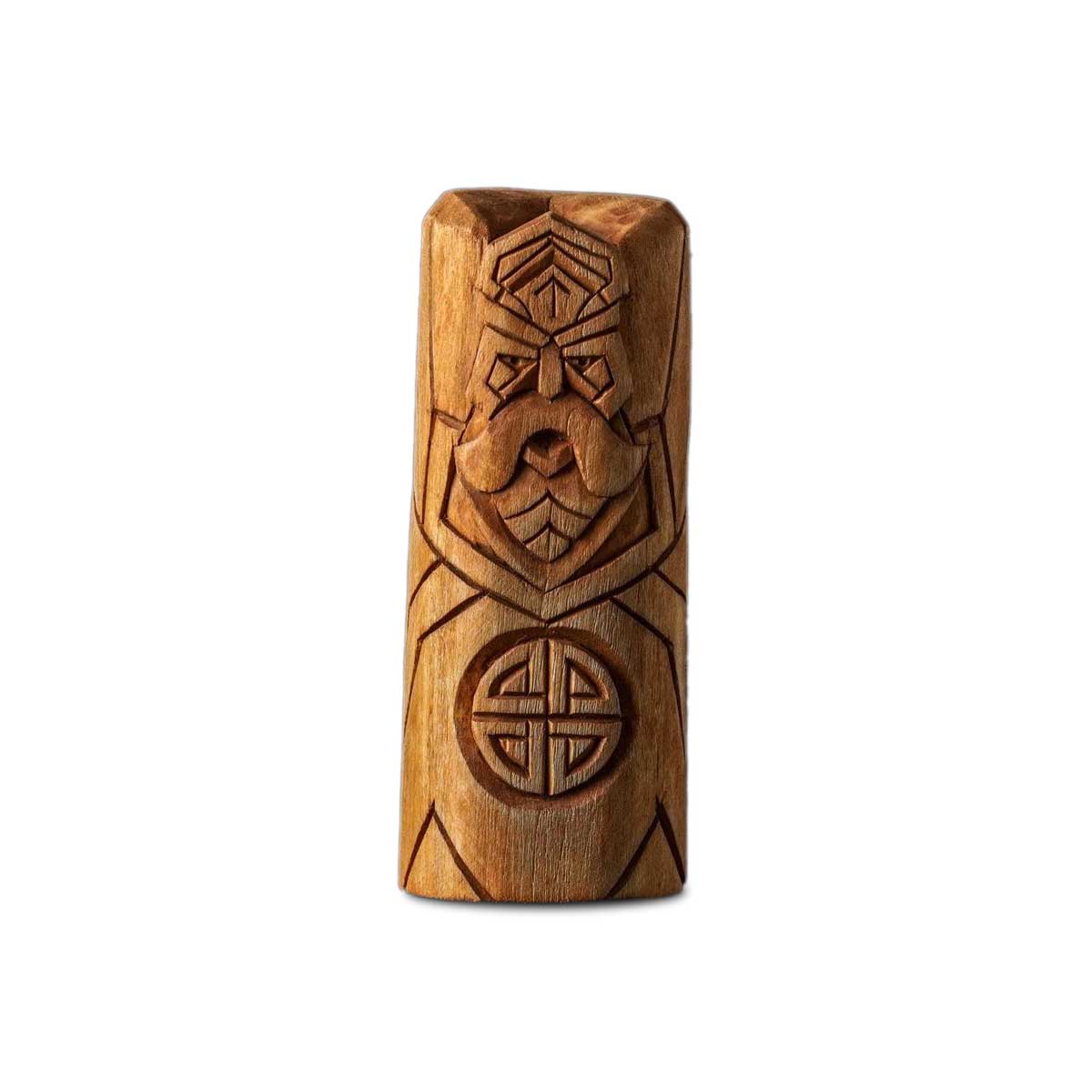 Statuette Viking en bois Thor Rectangle