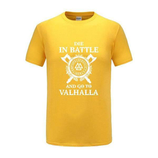 T-shirt Valhalla <br> Jaune