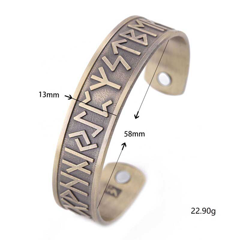 taille bracelet runes nordiques