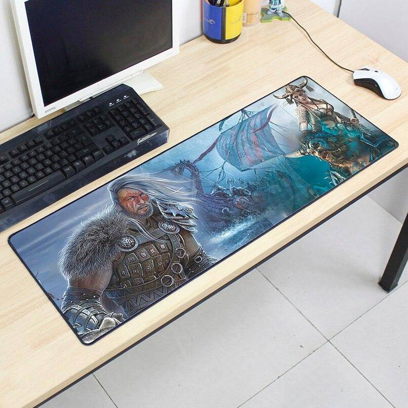 tapis de souris viking drakkar avec fond