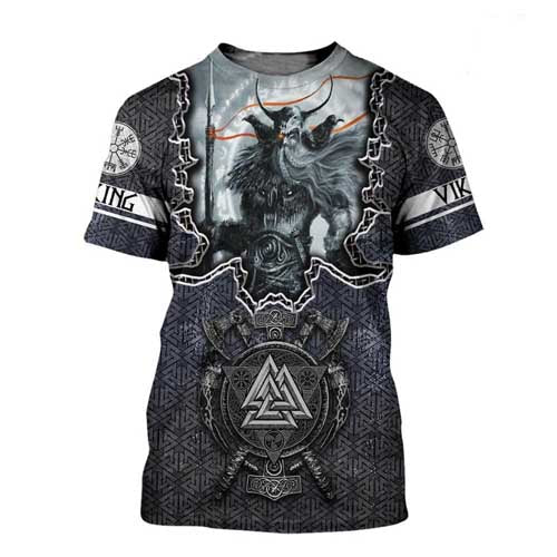 T-shirt Viking Odin Guerrier